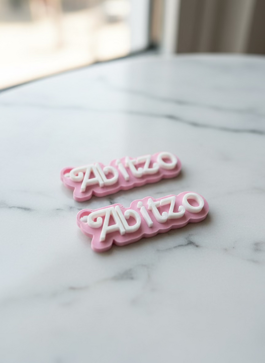 BARBIE-INSPIRED NAME TAGS