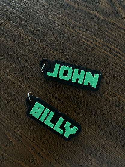 MINECRAFT-THEME NAME TAG