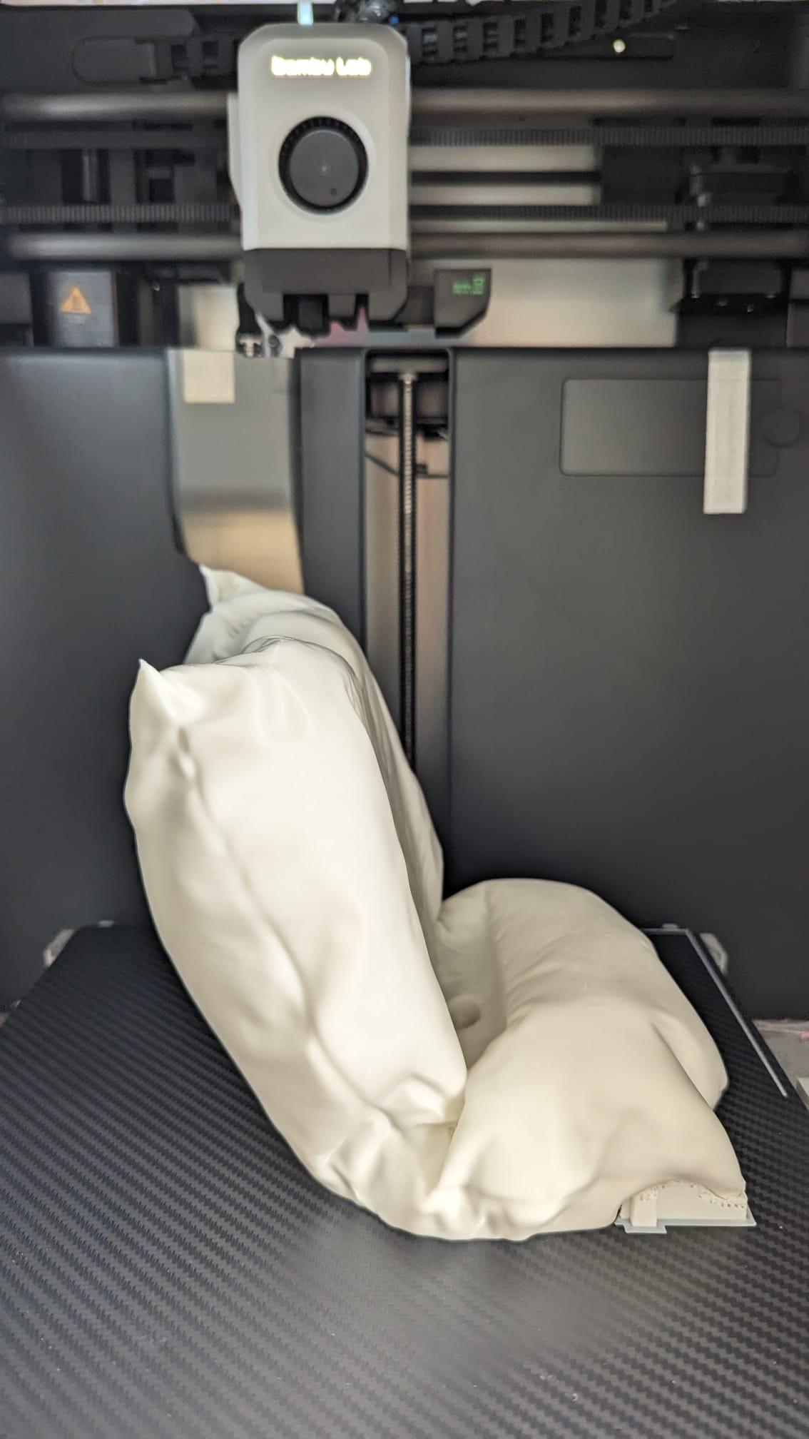 Car seat cover on a car seat with a camera mounted above