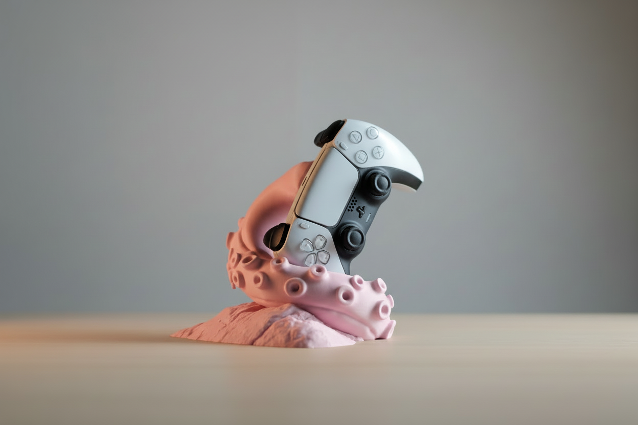 Kraken's Grip Controller Stand | 3D Printed Gaming Holder